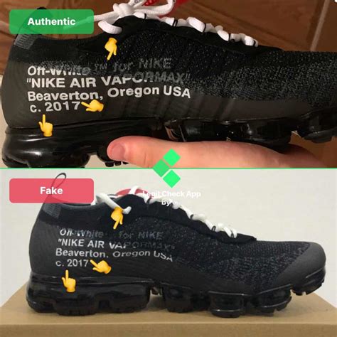 how to tell if nike vapormax are fake